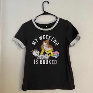 NWOT Princess Belle “My Weekend Is Booked” T-shirt